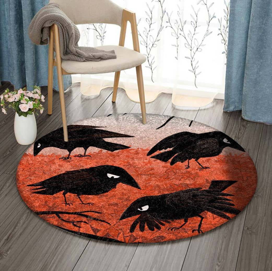 Crow Round Carpet