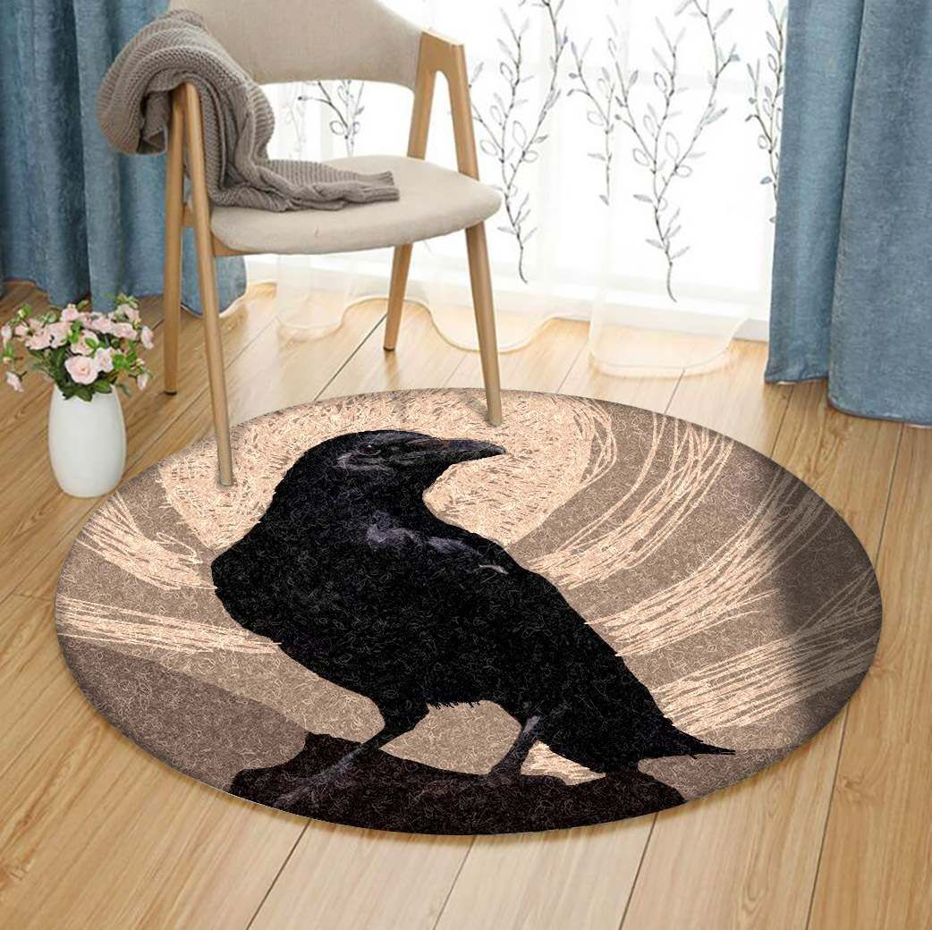 Crow Round Carpet