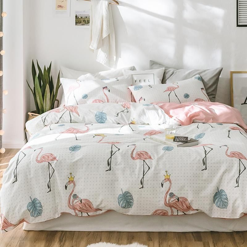 Crown Flamingo Bedding Set