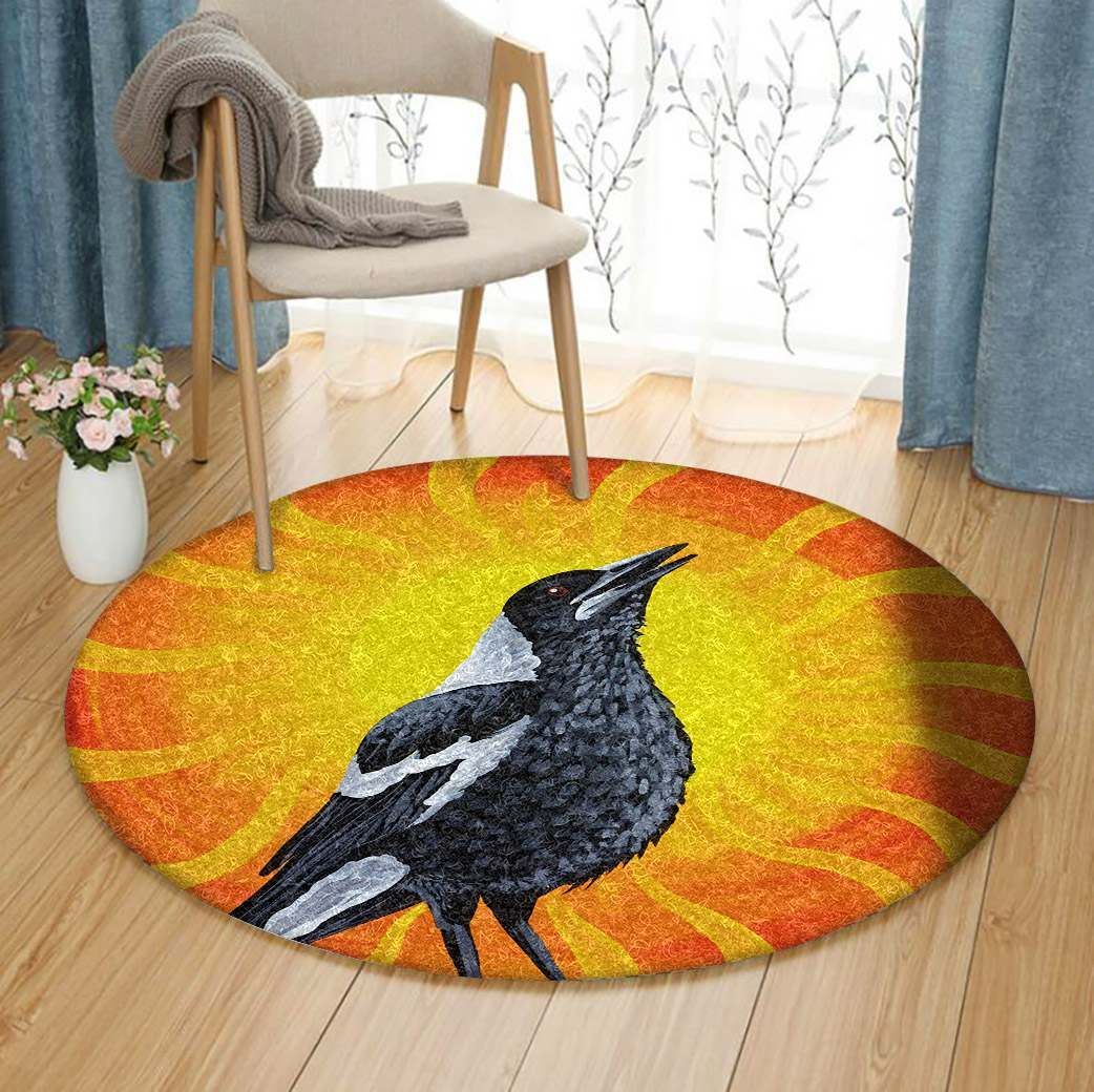 Crows Round Carpet