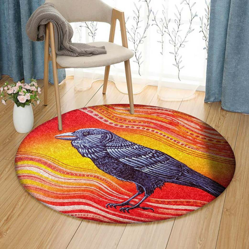 Crows Round Carpet