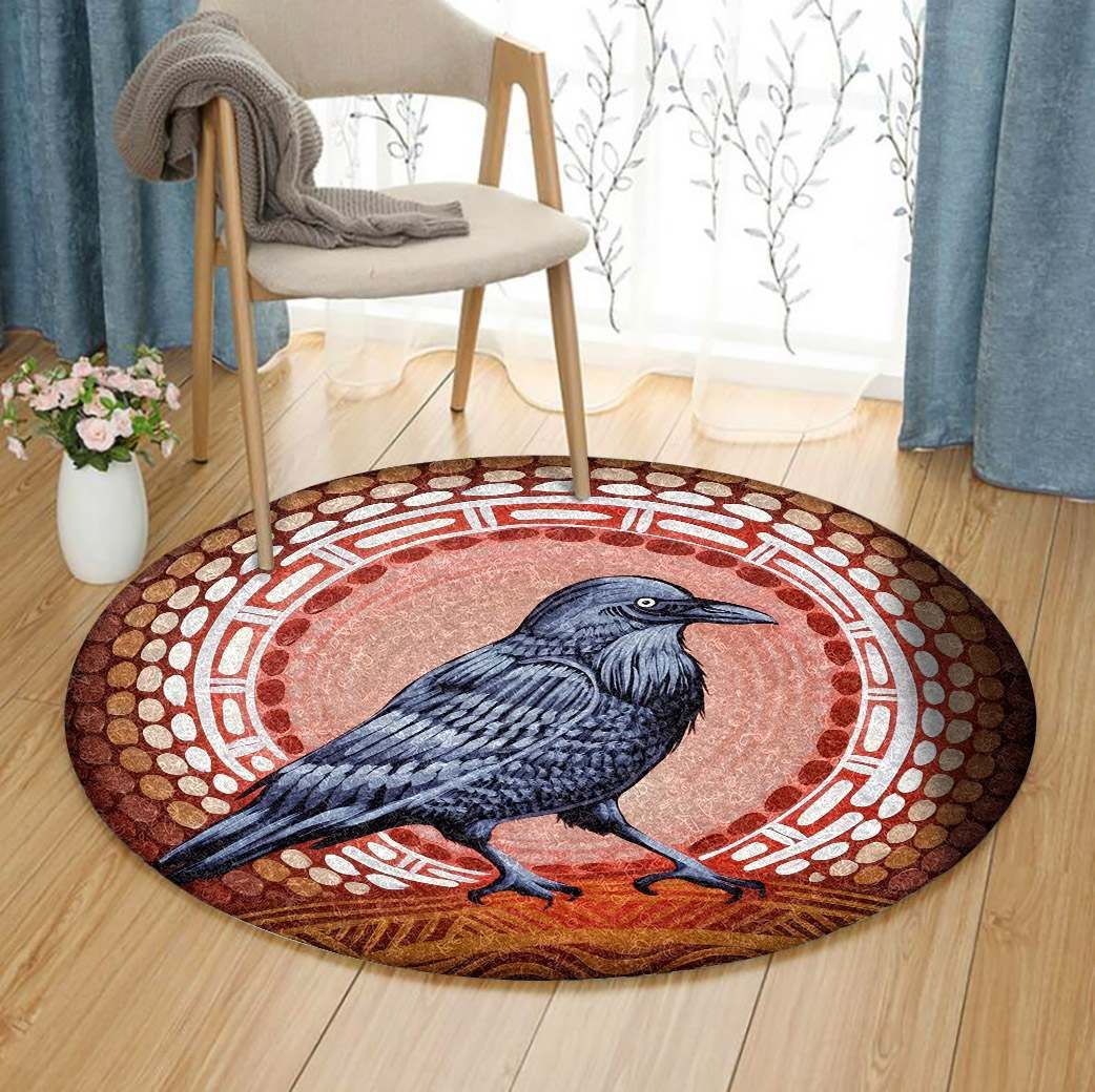Crows Round Carpet