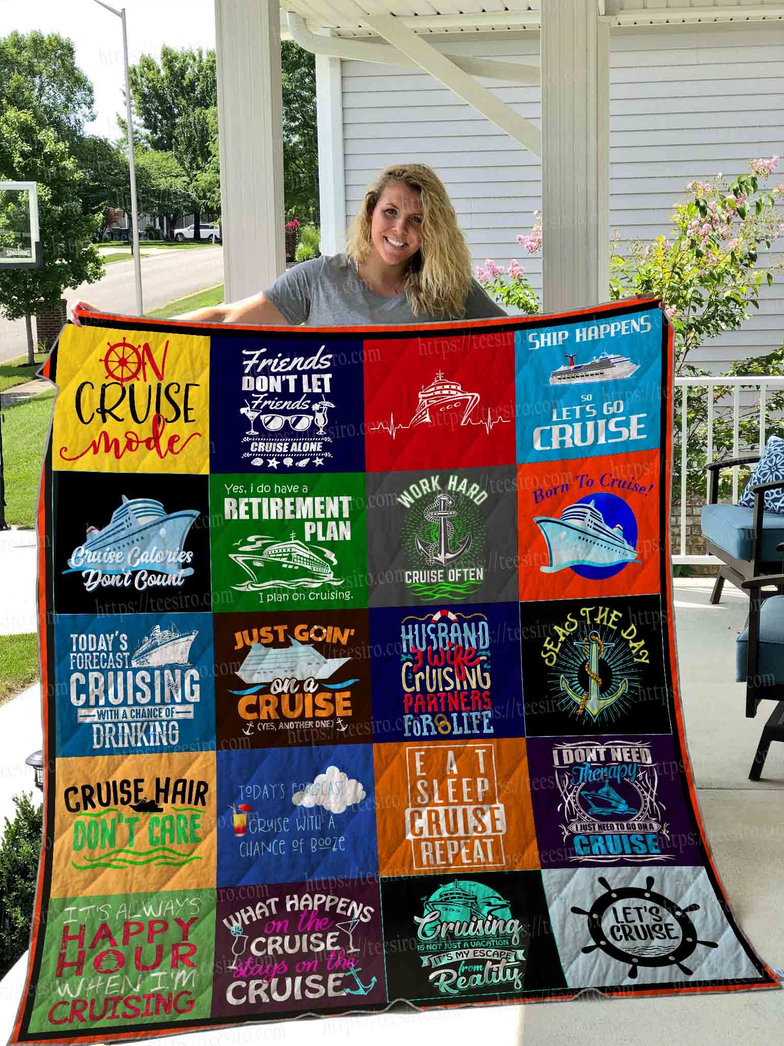 Cruising On Cruise Mode Quilt Blanket DHC3112849TD