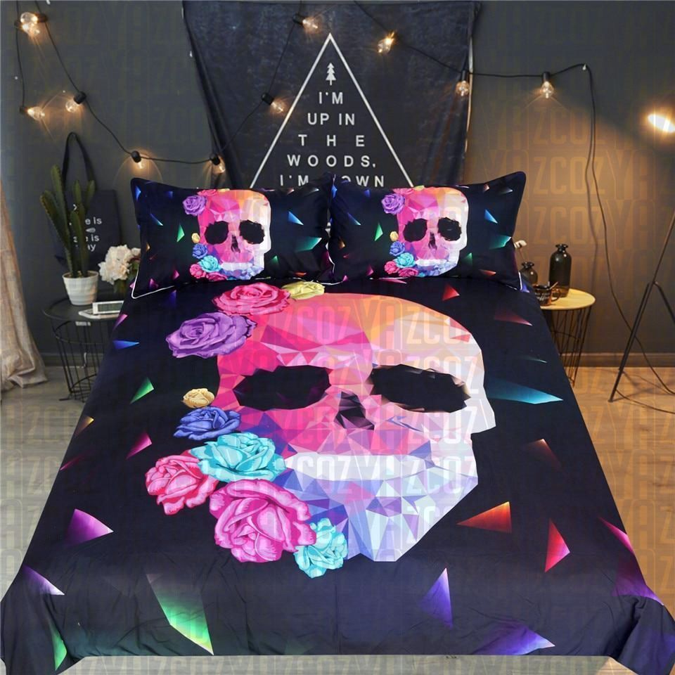 Crystal Skull Bedding Set