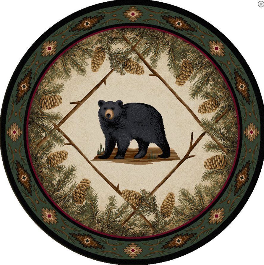 Cub Bear Round Carpet