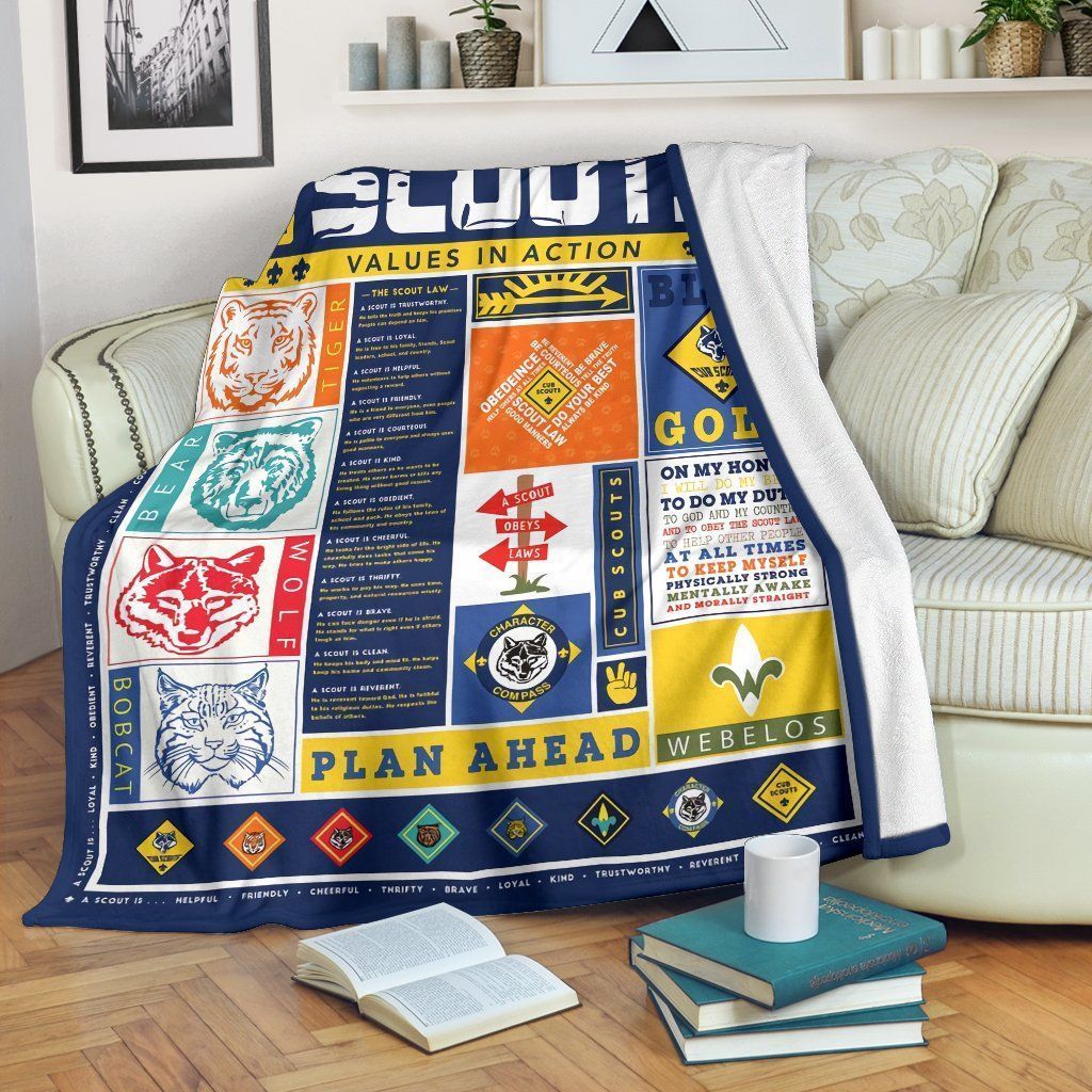 Cub Scout Sherpa Fleece Blanket