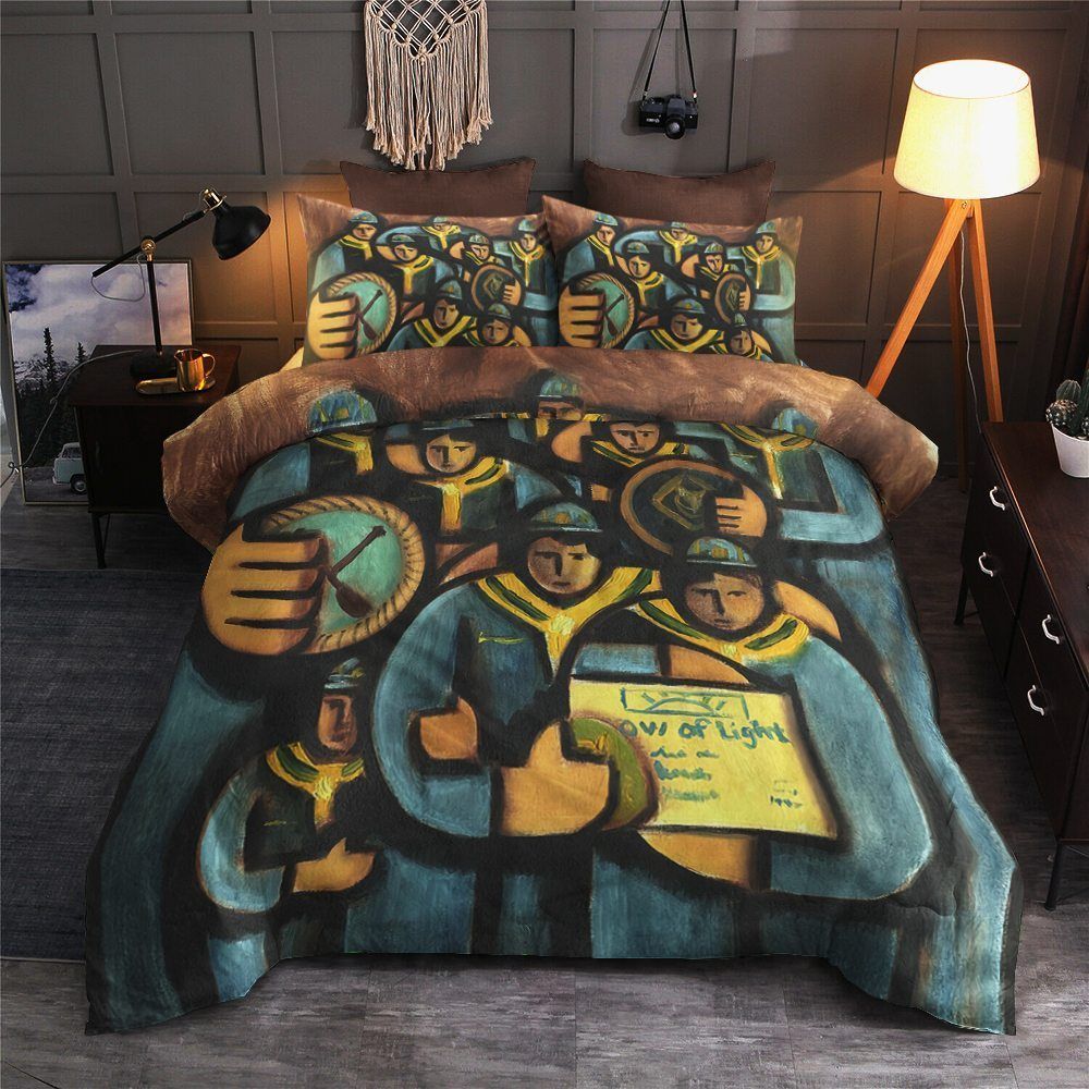 Cub Scout Cotton Bed Sheets Spread Comforter Bedding Set