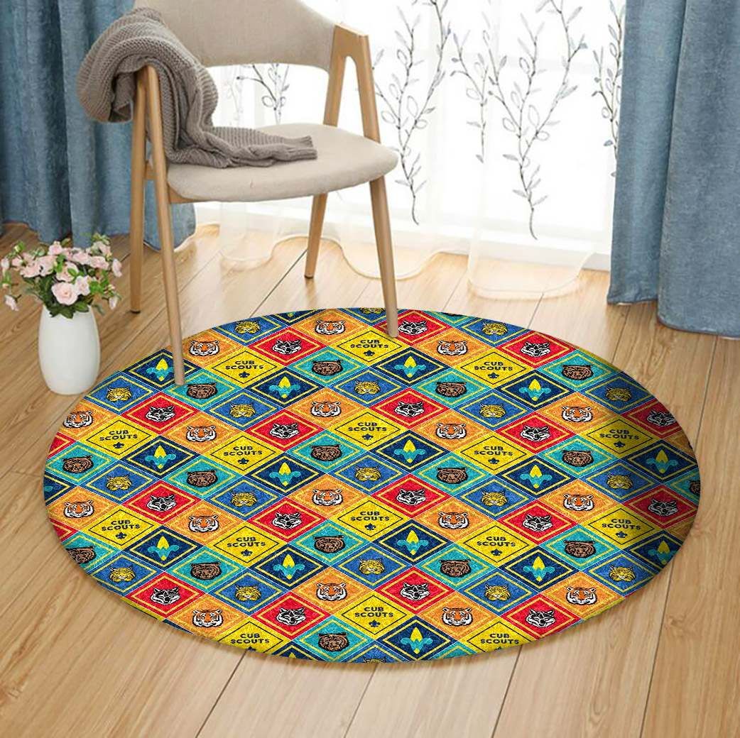 Cub Scout Round Carpet