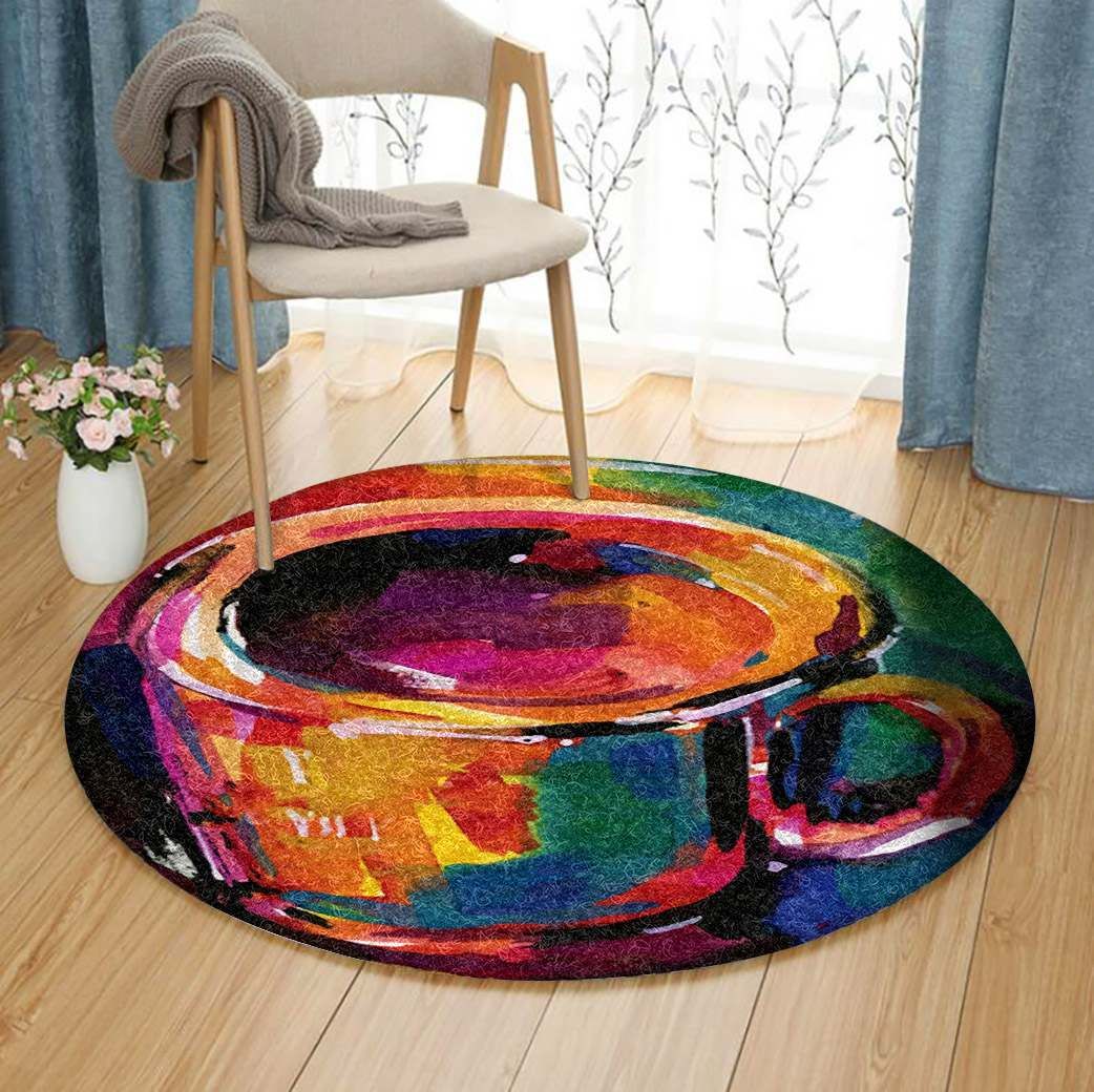 Cup Round Carpet