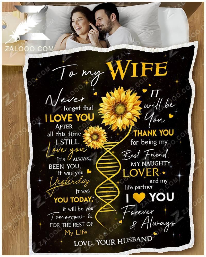 Custom Fleece Blanket – To My Wife – Wedding Anniversary – It Was You