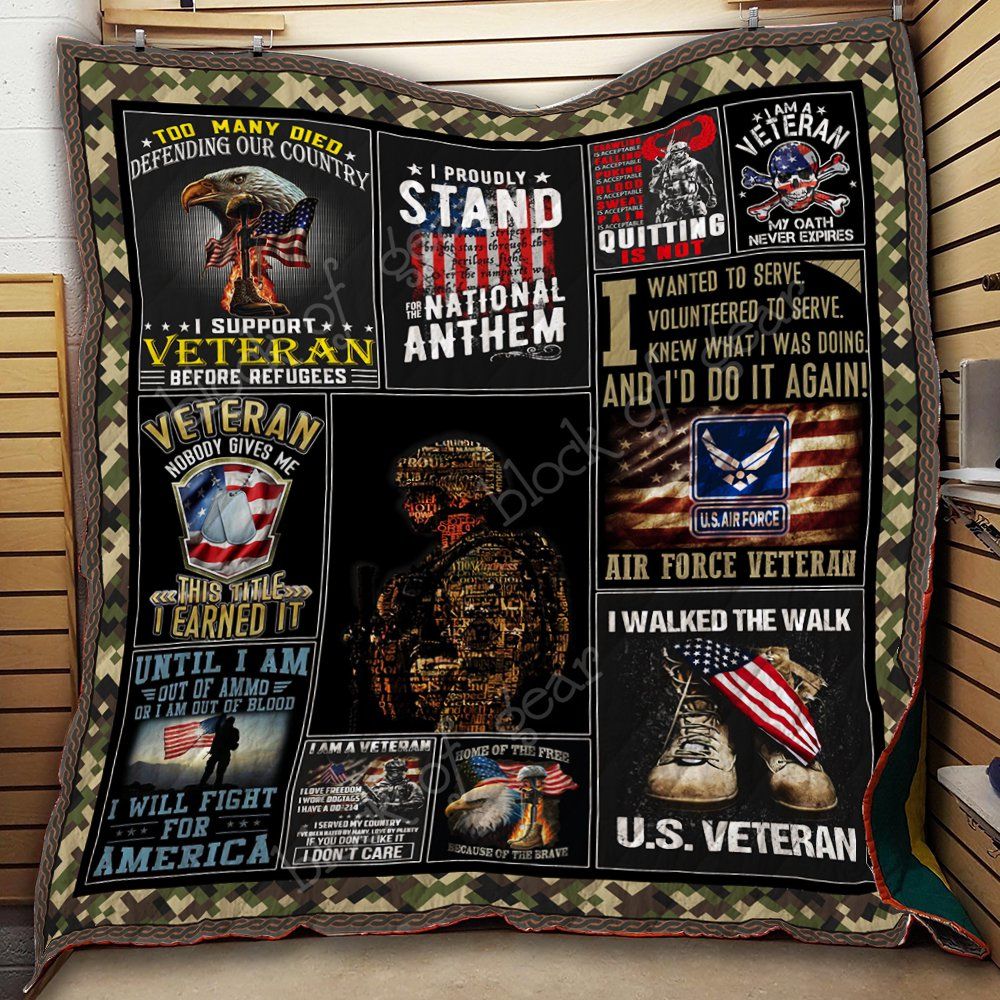 Custom Quilt Air Force Veteran Th465B Dhc11121377Dd