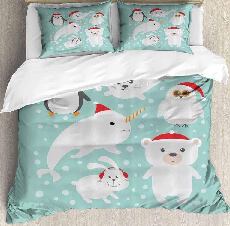 Cute Animals Bedding Set