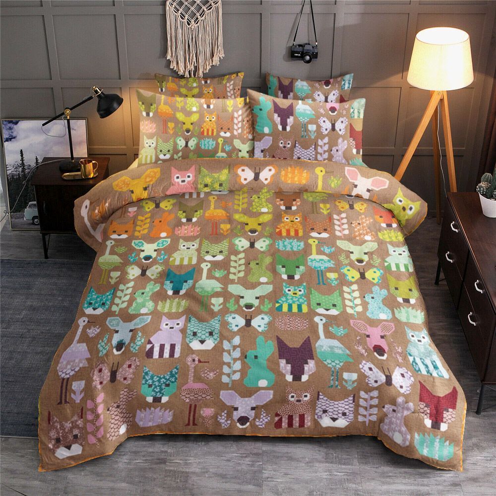 Cute Animals Bedding Set