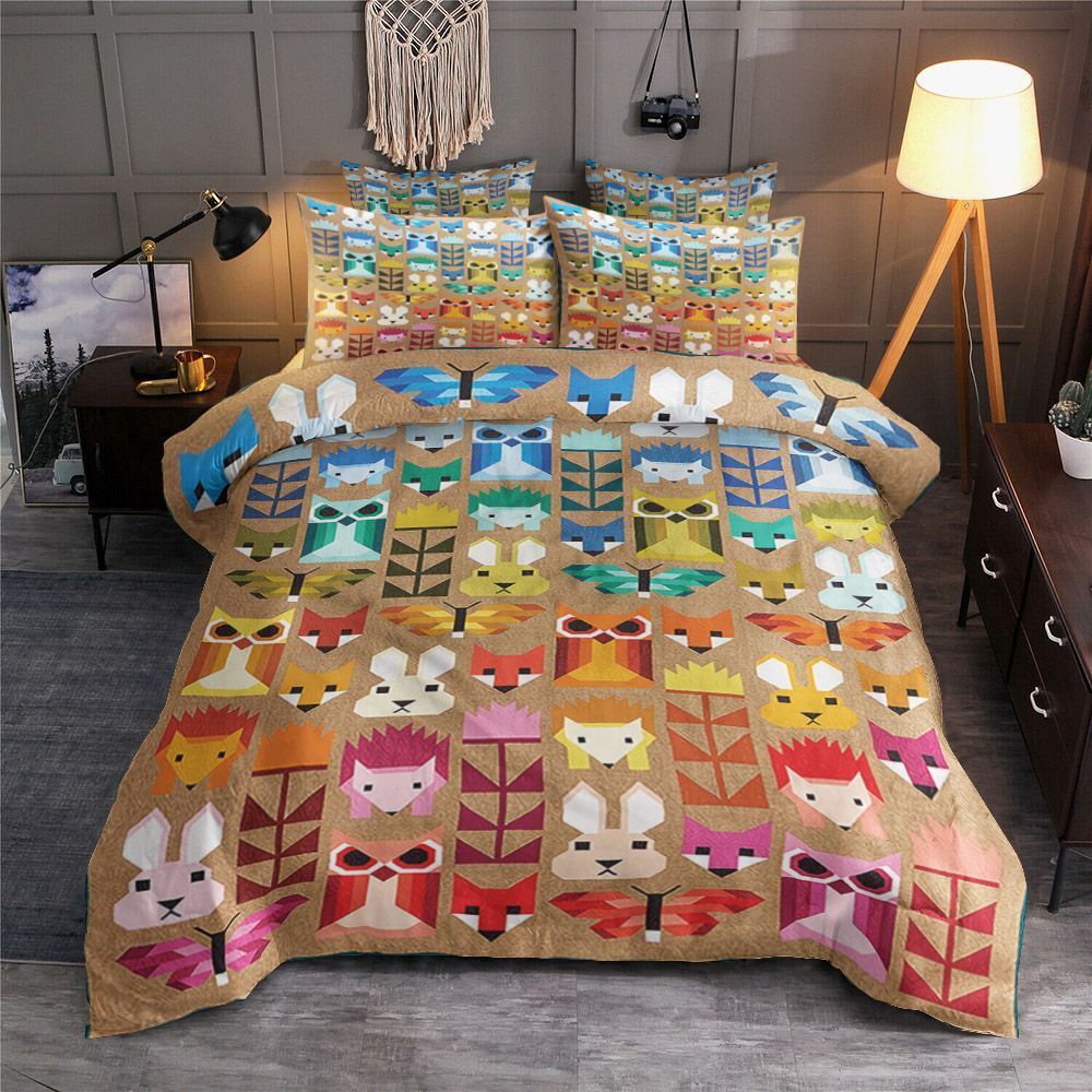 Cute Animals Bedding Set