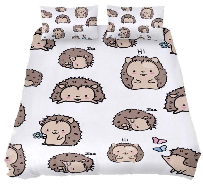 Cute Baby Hedgehog Bedding Set