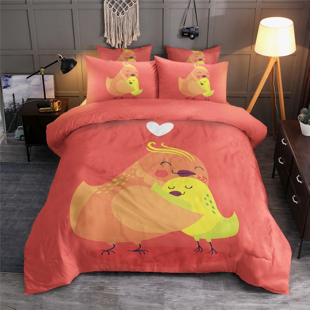 Cute Bird Bedding Set