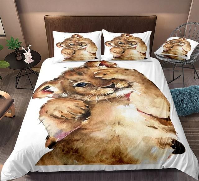 Cute Boys Lion Bedding Set