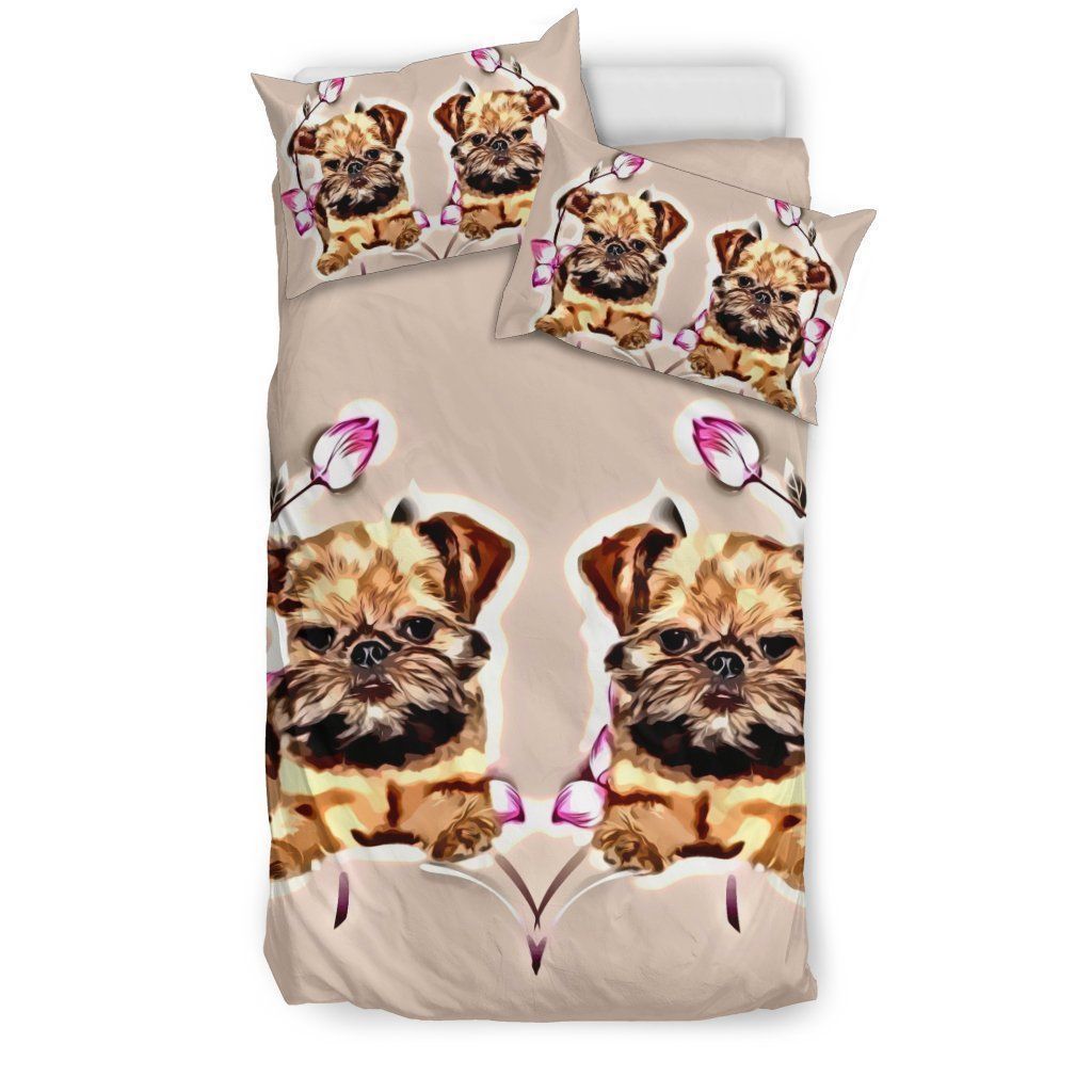 Cute Brussels Griffon Bedding Set
