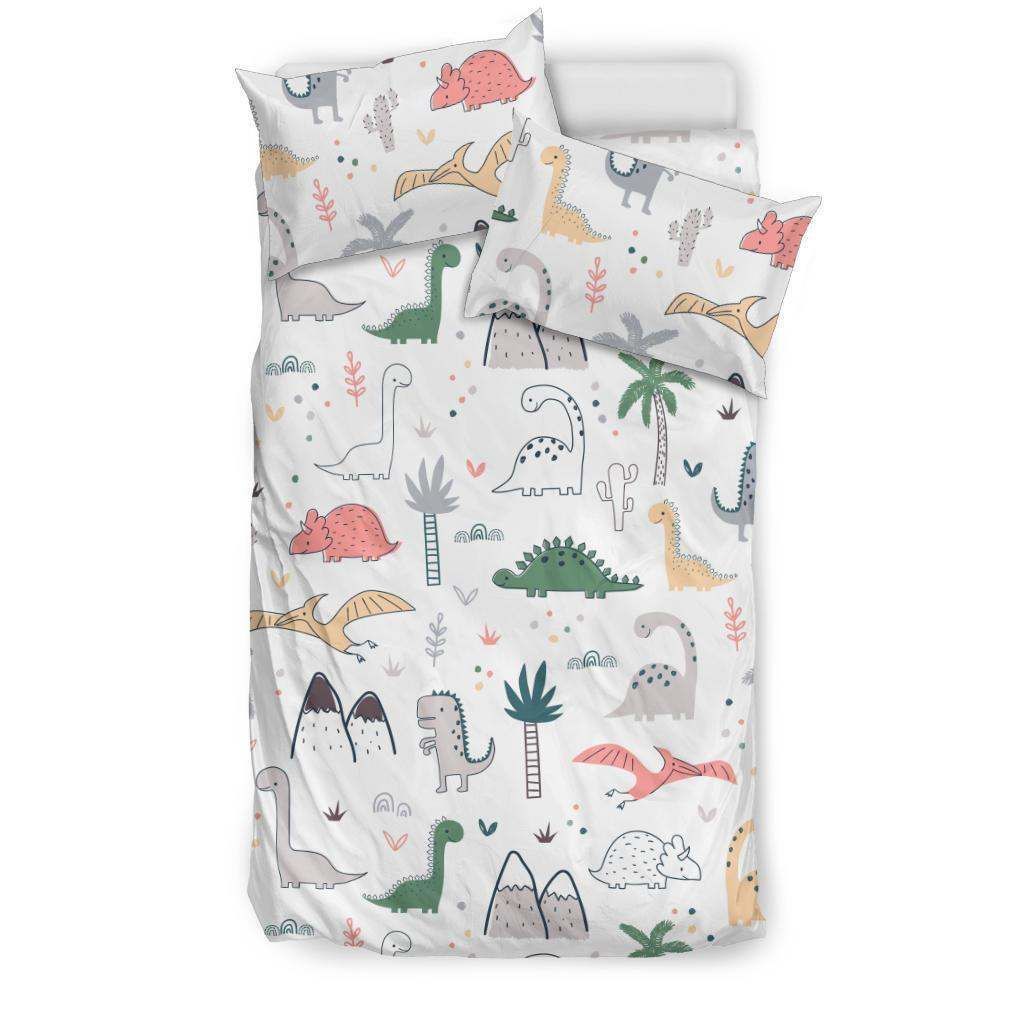 Cute Cartoon Dinosaurs Tree Bedding Set