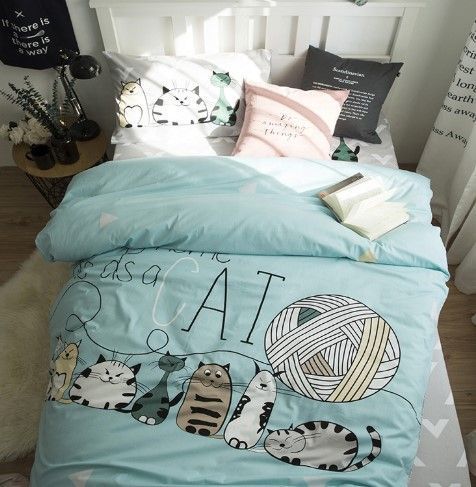 Cute Cat Bedding Set