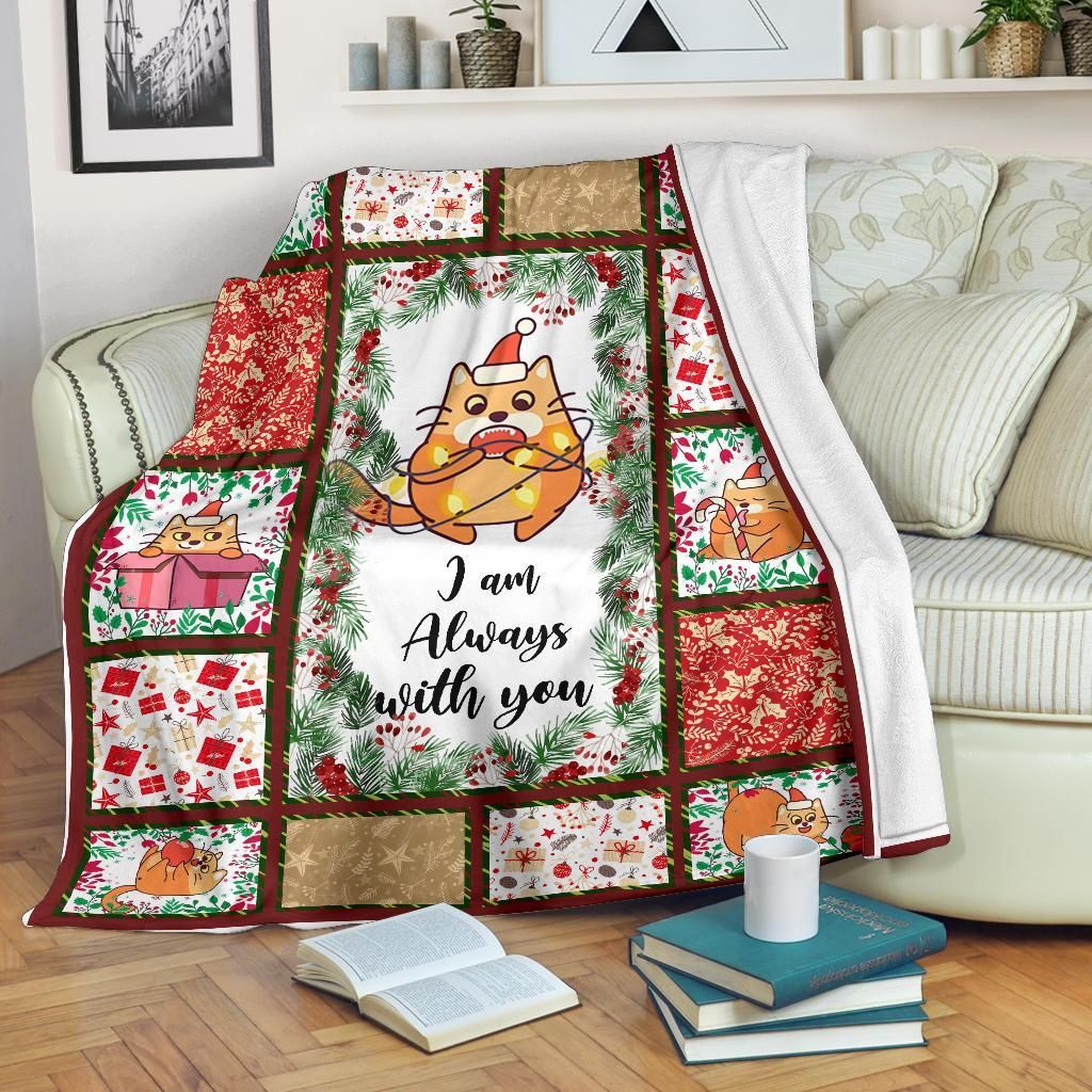 Cute Cat Sherpa Fleece Blanket