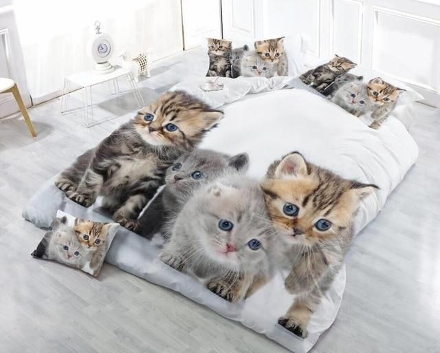Cute Cat Bedding Set