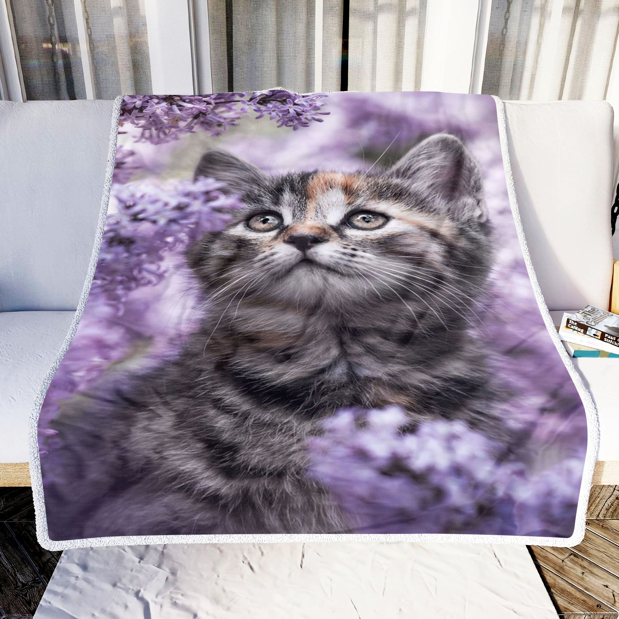 Cute Cat Fleece Blanket