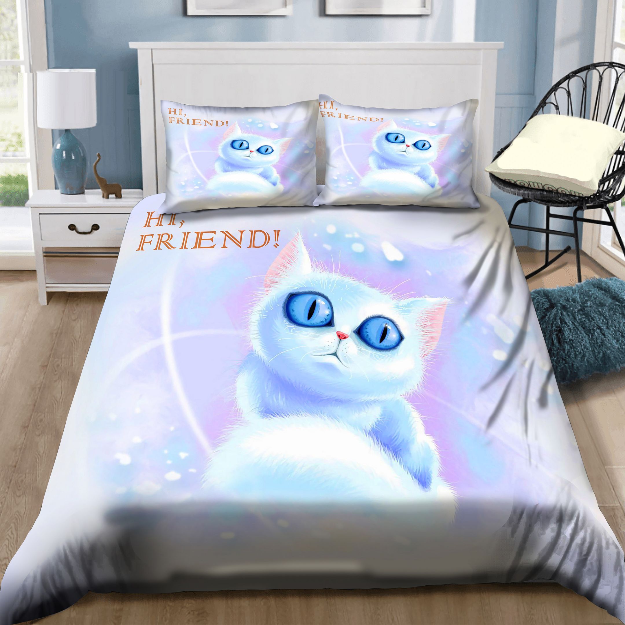 Cute Cat Bedding Set