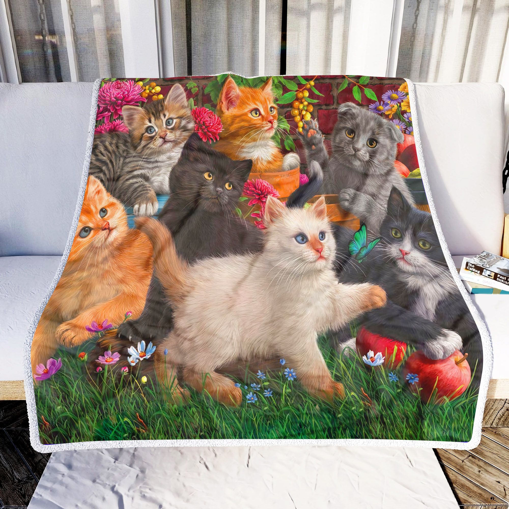 Cute Cats Fleece Blanket