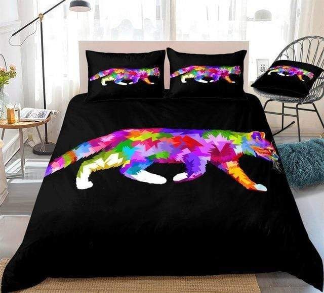 Cute Colorful Cat Bedding Set