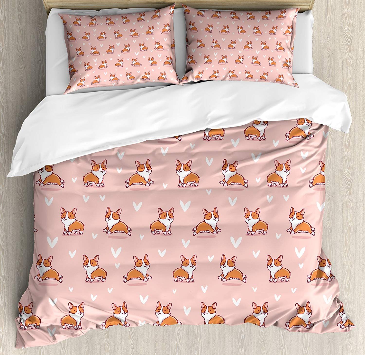 Cute Corgi Bedding Set
