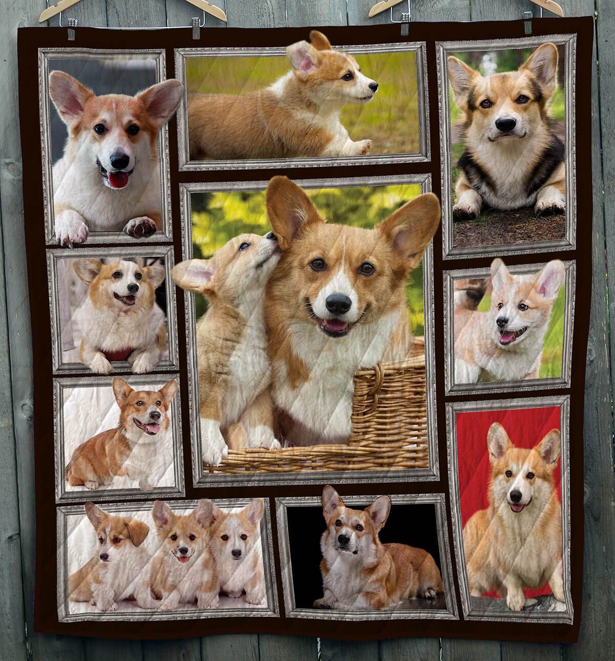 Cute Corgi Quilt Blanket Dhc09121706Dd