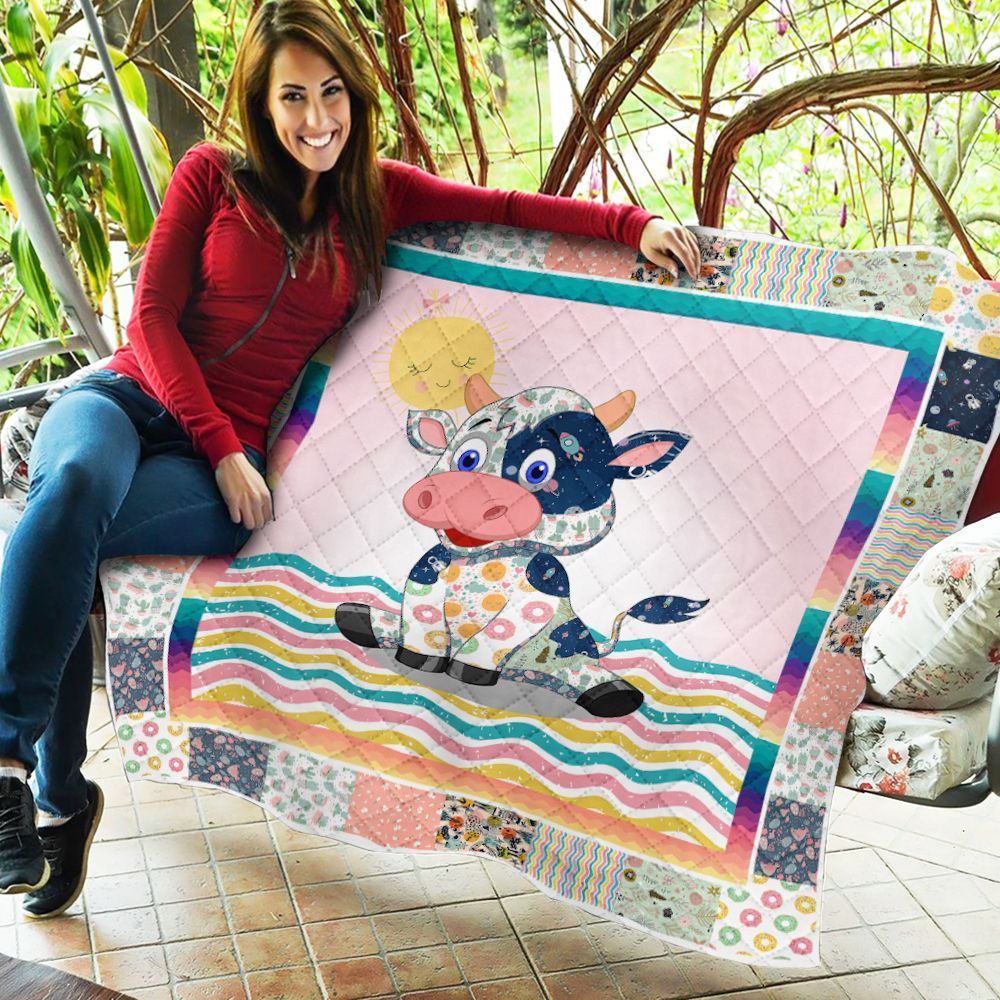 Cute Cow GS-CL-DT3006 Quilt Blanket