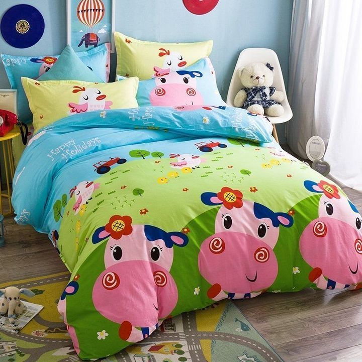 Cute Cow Bedding Set