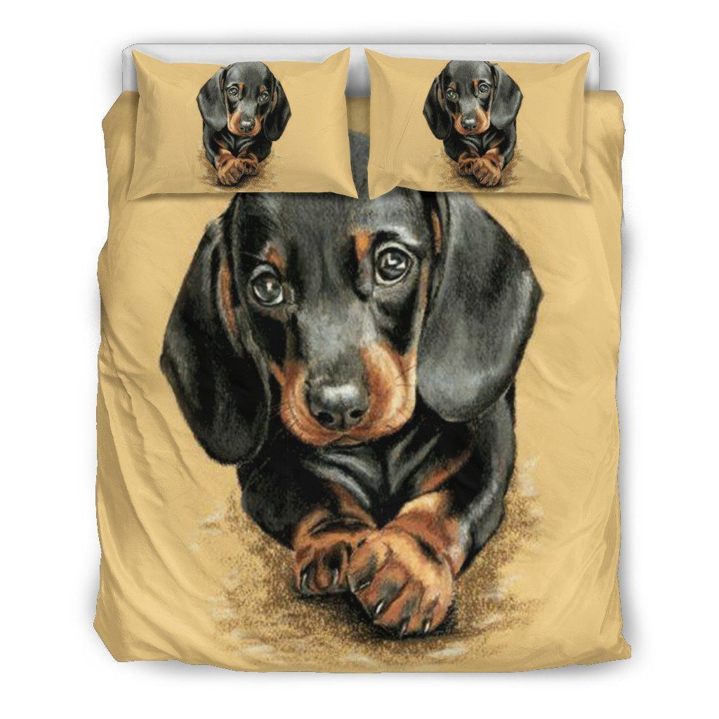 Cute Dachshund Bedding Set