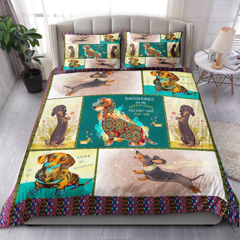 Cute Dachshund Bedding Set