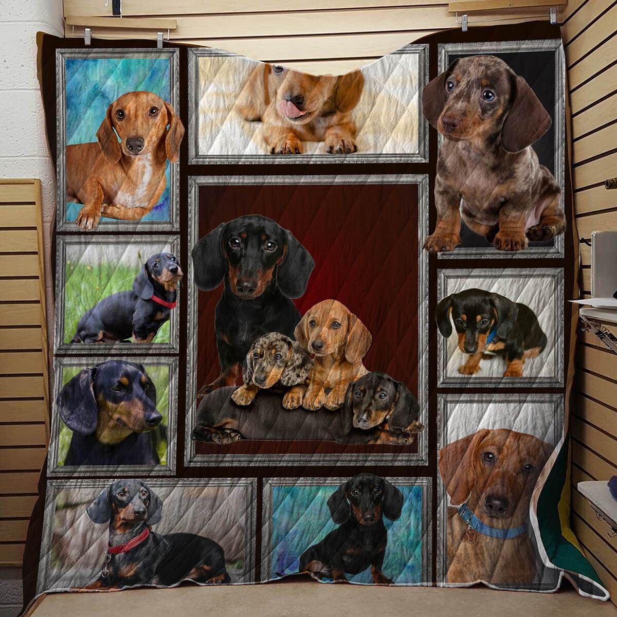 Cute Dachshund Quilt Blanket Dhc09121705Dd