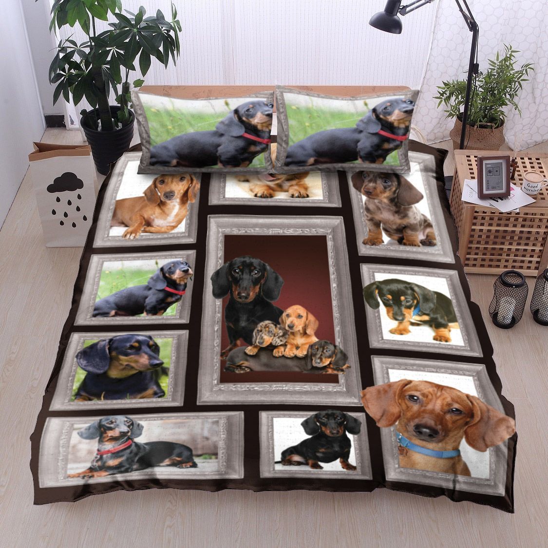 Cute Dachshund Bedding Set