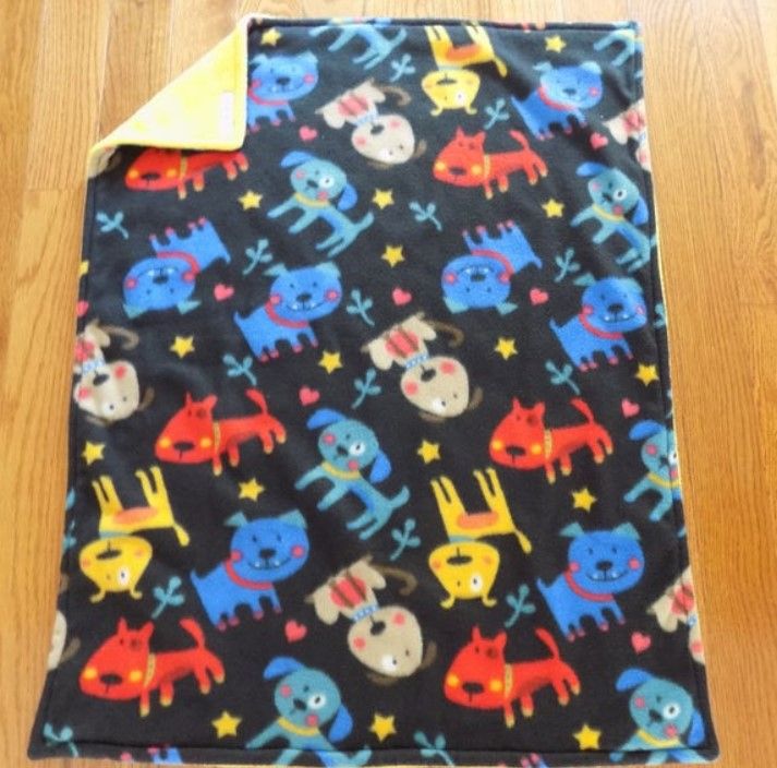 Cute Dog Sherpa Fleece Blanket