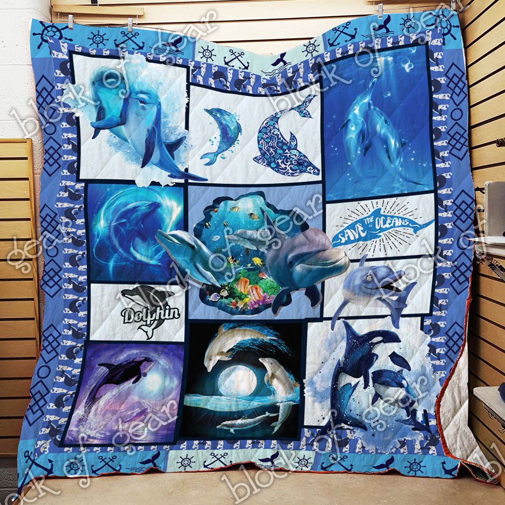 Cute Dolphin Quilt T24 Dhc11122947Dd