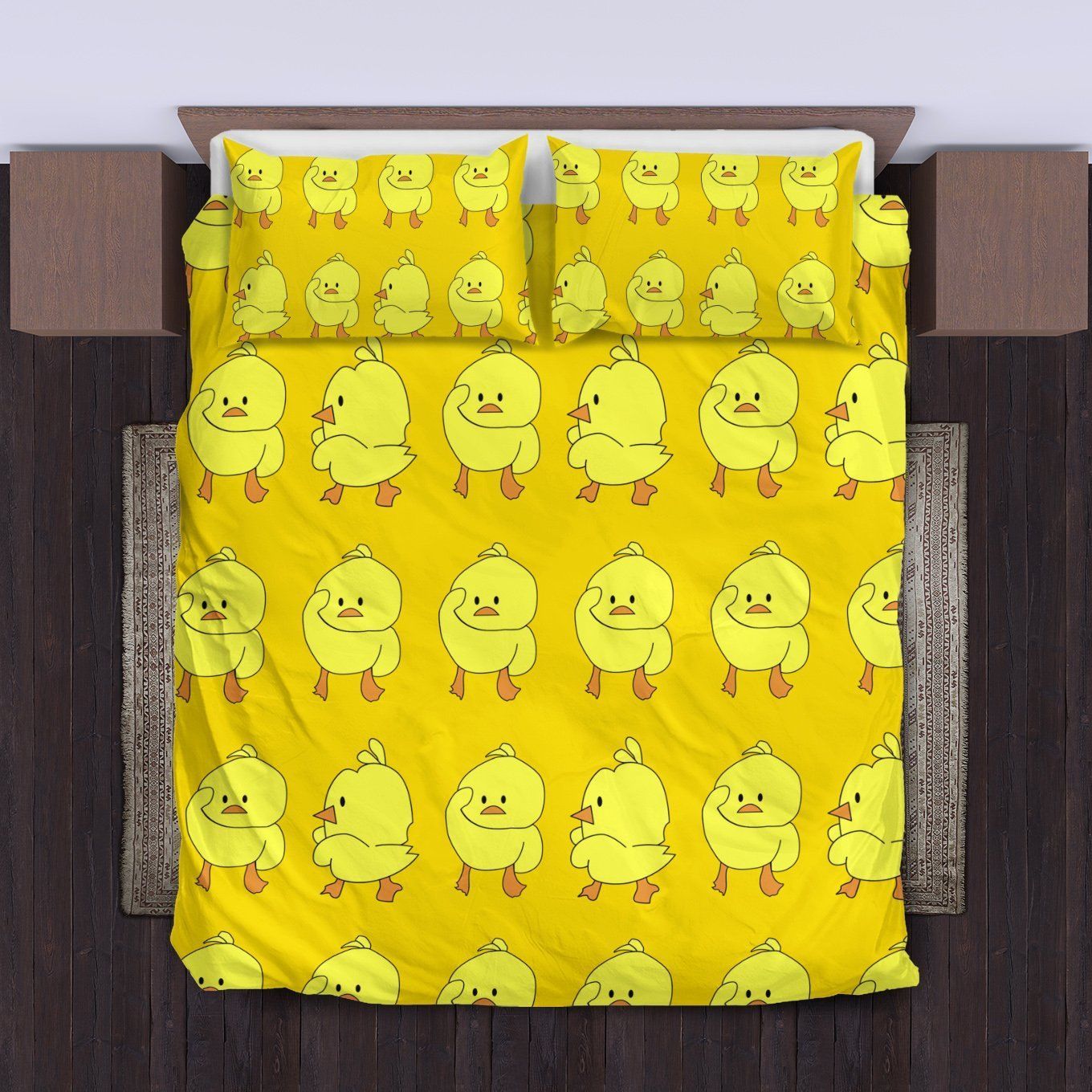 Cute Duck Bedding Set
