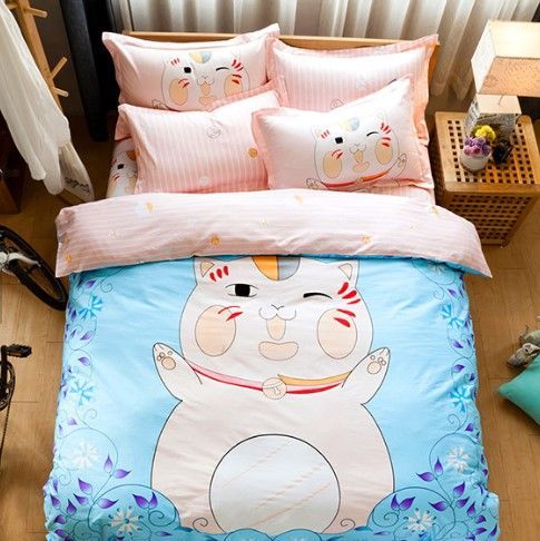 Cute Fat Cat Bedding Set
