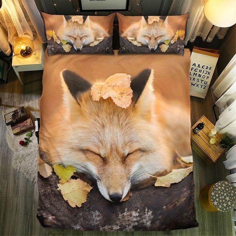 Cute Fox Sleeping Bedding Set