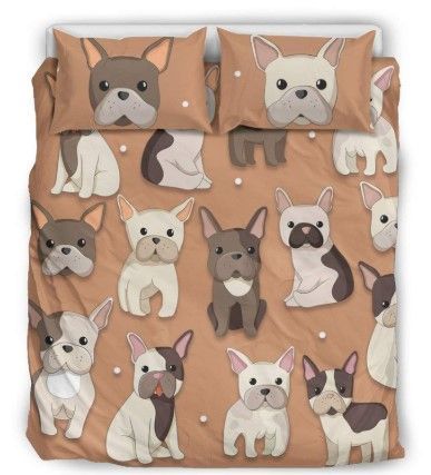 Cute French Bulldog Bedding Set