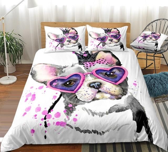 Cute French Bulldog Bedding Set