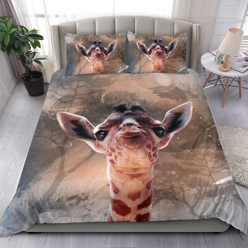 Cute Giraffe Bedding Set
