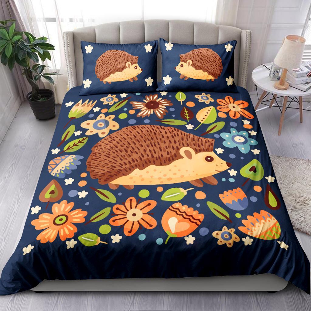 Cute Hedgehog Bedding Set