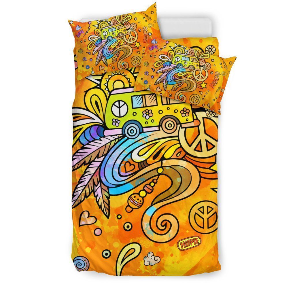Cute Hippie Bedding Set