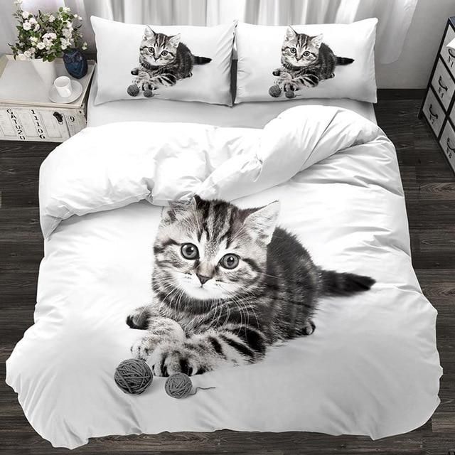 Cute Kitten Bedding Set