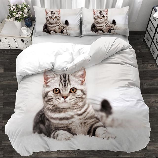 Cute Kitten Bedding Set